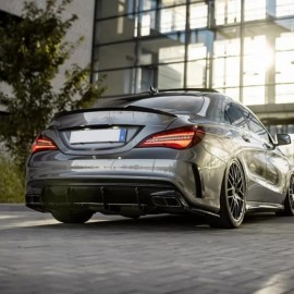 Mercedes W117 Cla M4 Style Plastik 2012-2018 PİANO BLACK Spoiler